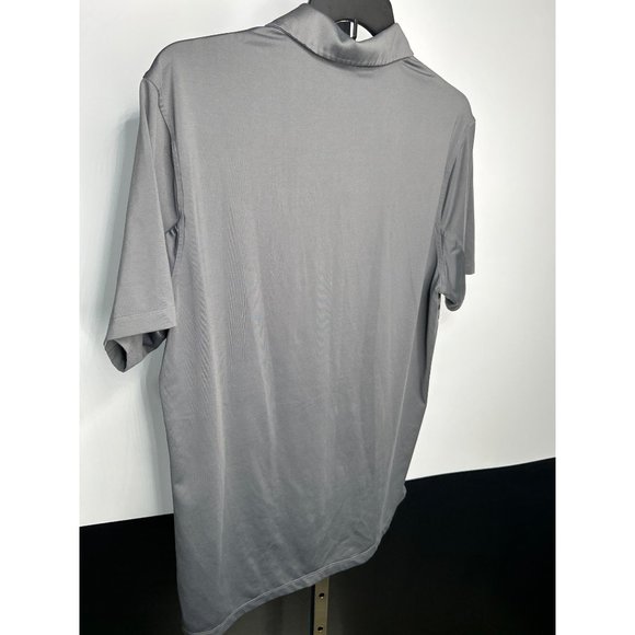 BUNDLE Lot of 2 Nike Mens Golf Polo Shirts Gray Medium Dri Fit - Picture 9 of 9